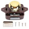 Cabinet Push Button Latch Stylish Look Keyless Cupboard Door Push Button Lock Latch for RV Yacht Motorhome Campervan