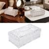 Minimalist Glass Tissue Box Organizer For Countertop Decoration And Small Item Storage Paper Towel Dispenser