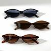 3pcs Retro Oval Frame Sunglasses Small Frame Glasses Whitening Anti Blue Light Optical Glasses