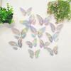 12 Pcs 3D Butterfly Wall Decor 3 Sizes Butterfly Wall Decals for Room Wall Decor Self-Adhesive Removable Stickers for Party
