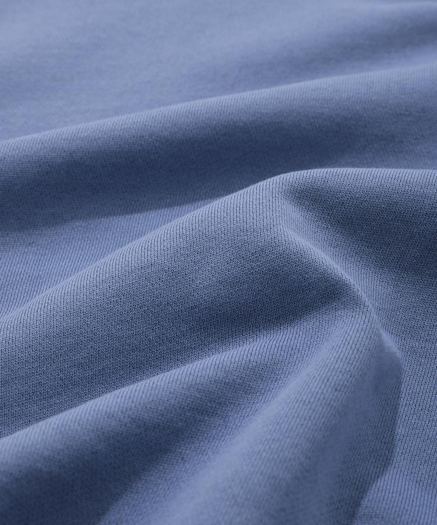 Brush Logo Hoodie Dusty Blue