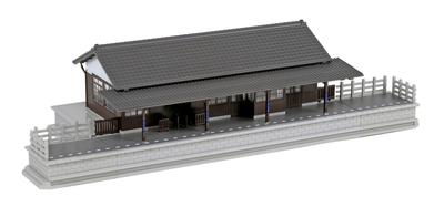 KATO N Gauge Local Line Small Station Building Railway Model Supplies 23-241