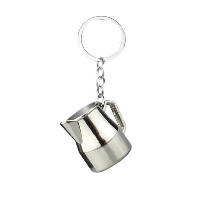 Creative 3D Coffee Cup Keychain Pendant