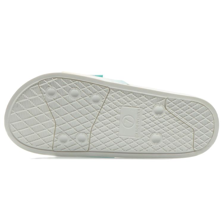 Li Ning Line Friends Trendy Slippers EVA Slide Sandals Unisex Footwear White Blue AGAR011-4