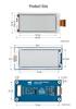 3" E-Paper Display Modul - Rot/Gelb/Schwarz/Weiß, 400x168 Auflösung.