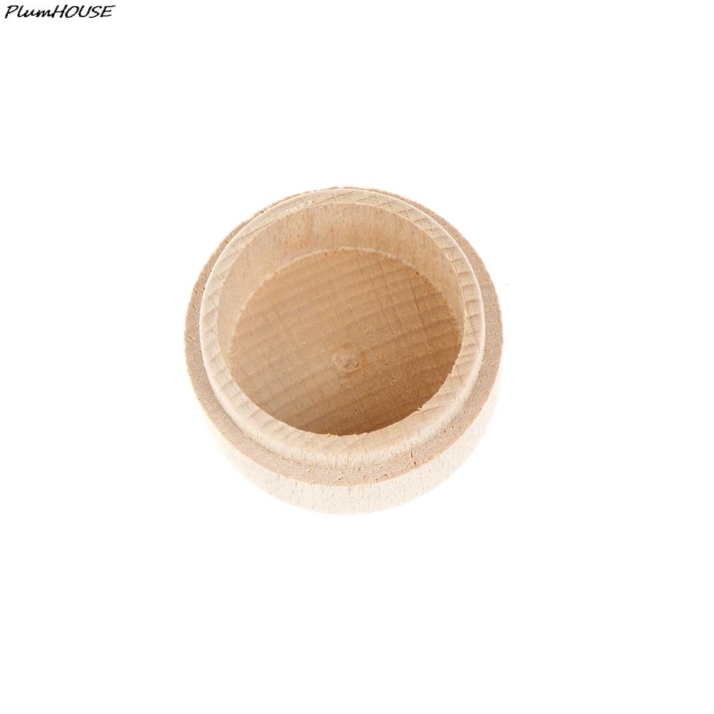 Hot Storage Box Small Round Wooden Handmade Jewelry Organizer Soap Crafts Case Vintage Decorative Natural Craft Jewelry Box