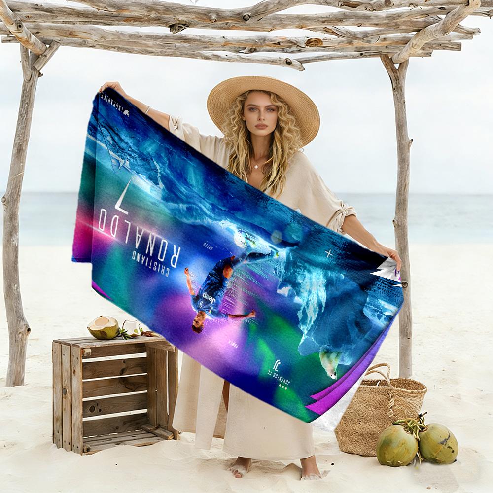 Steven Gerrard's Legacy Beach Towel Super Soft Microfiber Quickdry Fabric Comfortable Lightweight