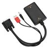 USB Cable with Audio Adapter VGA Input to HDMI Video Converter Excellent Performance
