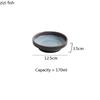 Kiln Changes High Footed Snack Plate Ceramic Dessert Plate Appetizer Plate Seasoning Dish Hotel Molecular Cuisine Tableware