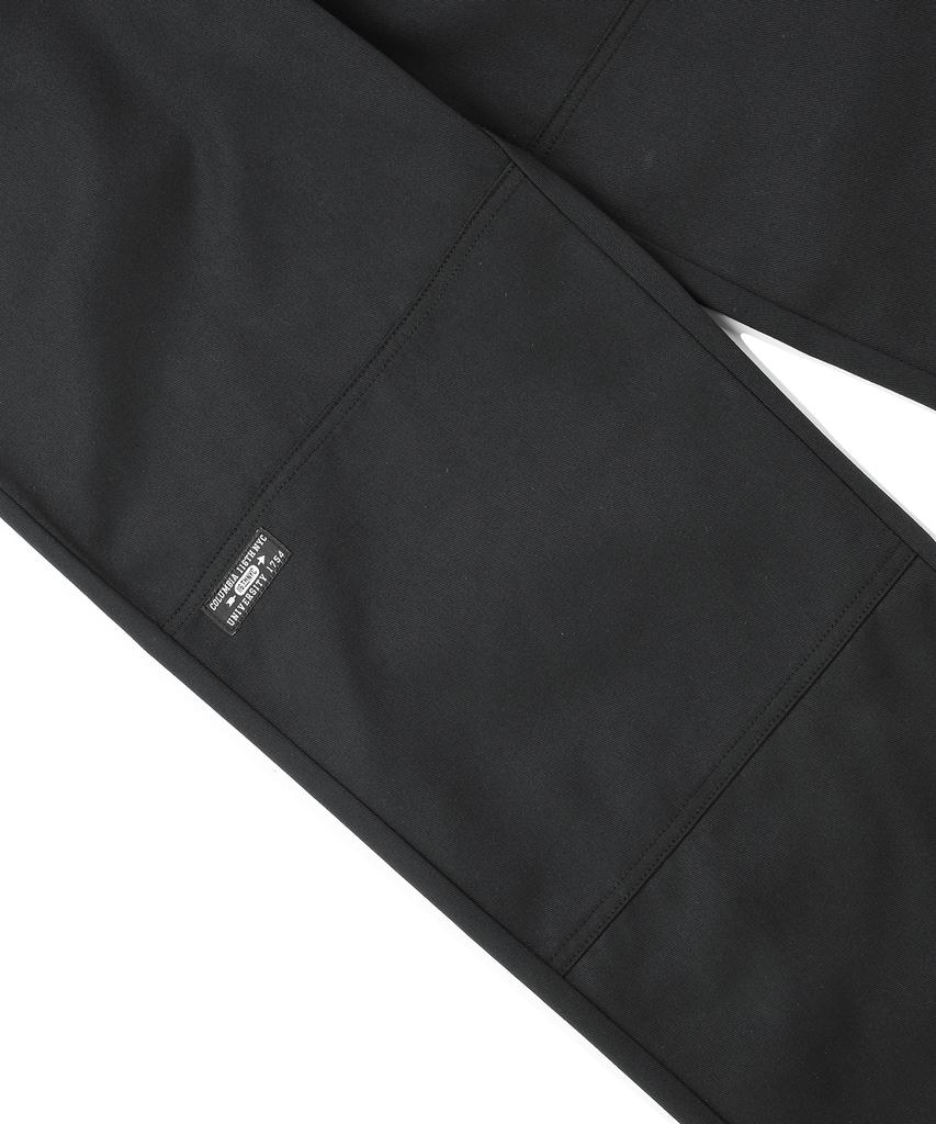 COLUMBIA UNIVERSITY Nyc Label Cp Loose Fit Double Knee Pants Black