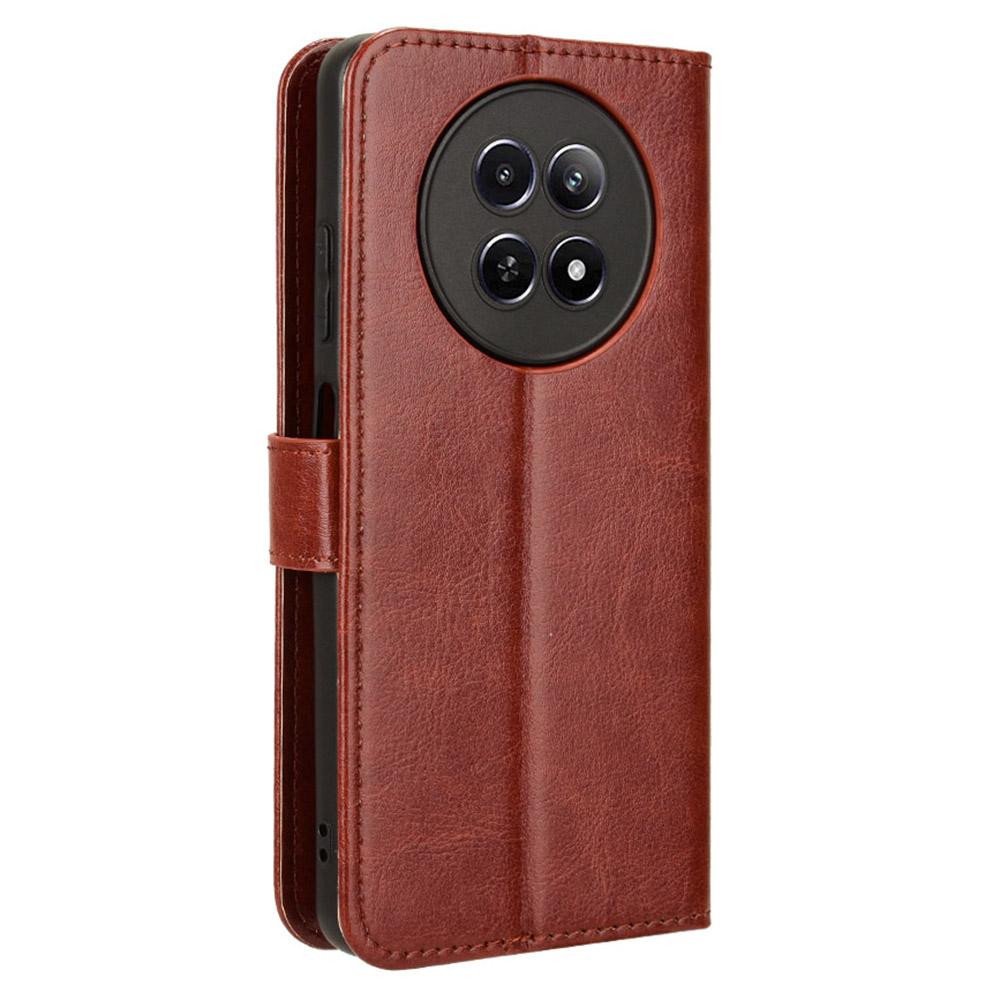 For Realme Narzo 70x 5G/C65 5G/Narzo N65 5G/13 5G/12 5G/12x 5G Wallet Case Crazy Horse Texture Stand Leather Phone Cover