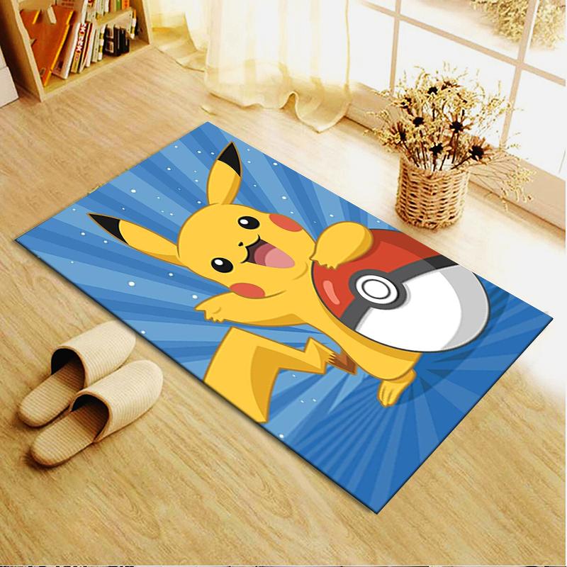 2025 New Pokemon Carpet Rug for Living Room Bedroom Home Sofa Decoration,Kids Play Non-slip Floor Mat