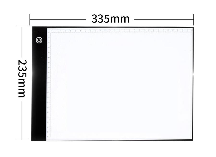 2025 Scale LED Light Pad Drawing Board A4 Drawing Tattoo ultra Flat USB Power Cable Construction Calligraphy Scrapbooking Crafts
