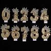 Gold Crown Birthday Number Candles - Creative Cake Party Decorations
