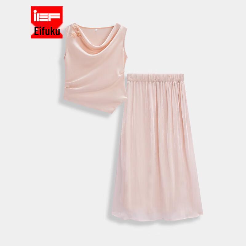 IEF Французский Стиль Сладкий Комплект из Двух Предметов: Юбка L