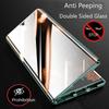 Metalowe Etui Anty Peeping do Telefonu OnePlus 10 Pro 10R 11 11R 12 12R 13 13R Magnetyczne Szklane Pokrowiec z Ochroną Prywatności 360 Stopni