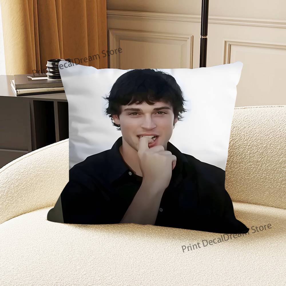 T-Tom Welling Kissen für Schlafzimmer Auto Café Raum und Wohnzimmer Sofa Dekorative Kissenbezug Hülle