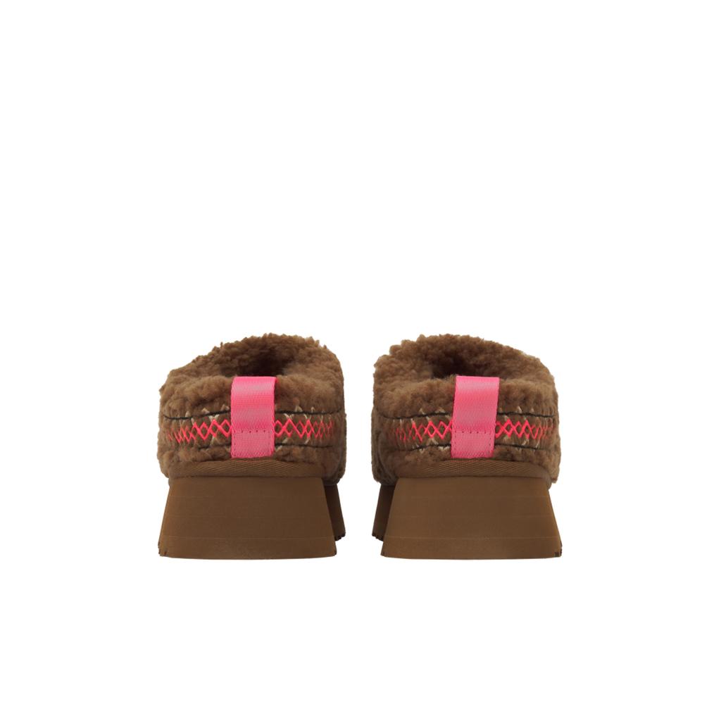 UGG Tazz Braid Slipper Hardwood femei pantofi maro 1143976-HWD