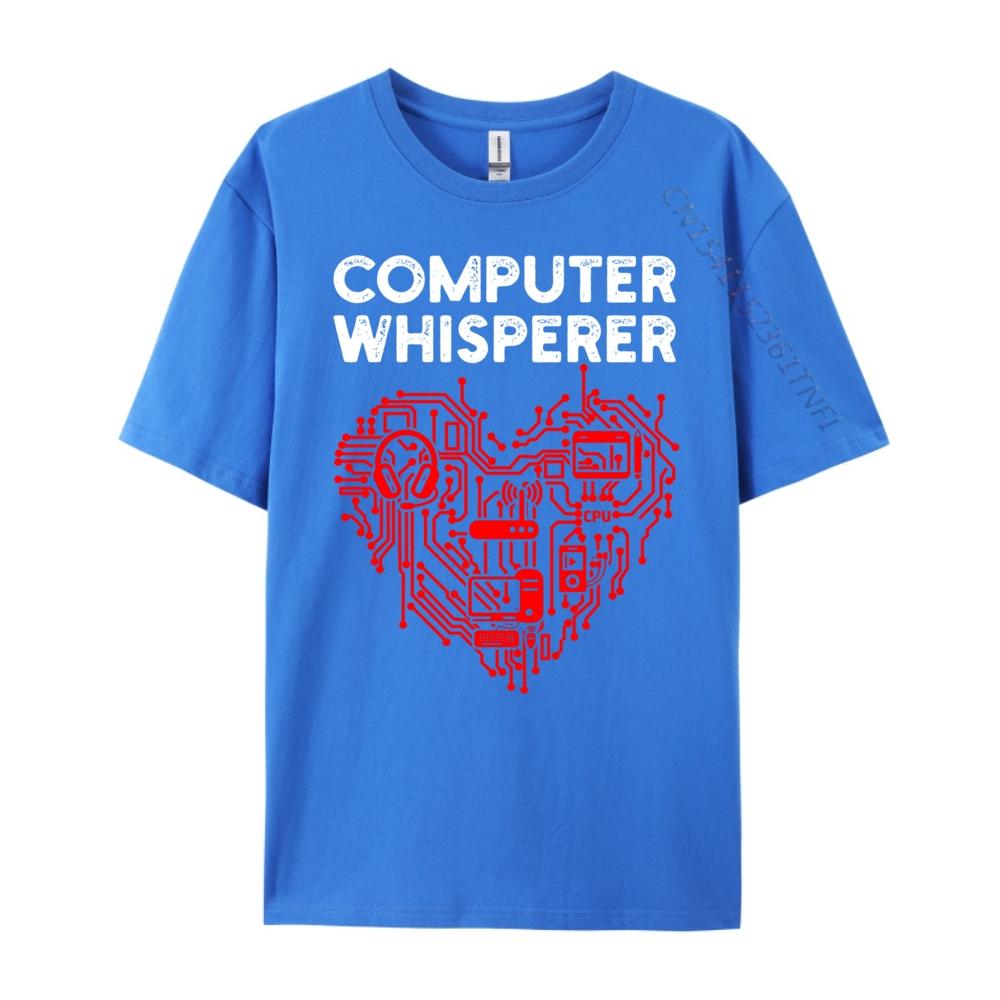 Funny It Heart Computer Whisperer Brand Clothing Mens Clothing Outdoor Oversized T Shirt Graphic T Shirt Comfortable