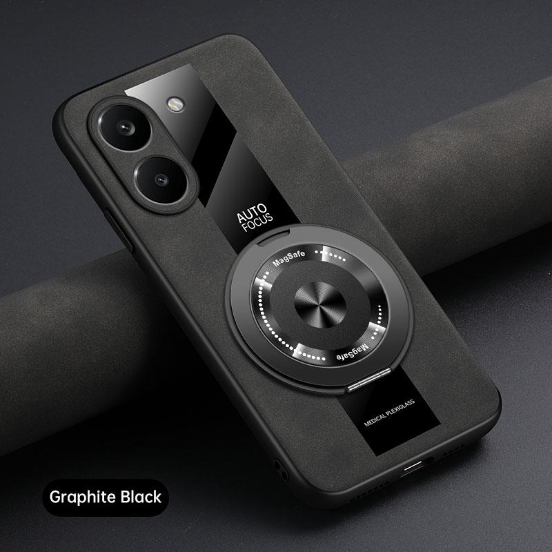 Luxury Busienss PU Leather Case For Xiaomi POCO X8 Pro Max X7 F8 Ultra F7 Note 15 Pro Plus Magnetic Bracket Anti-drop Back Cover