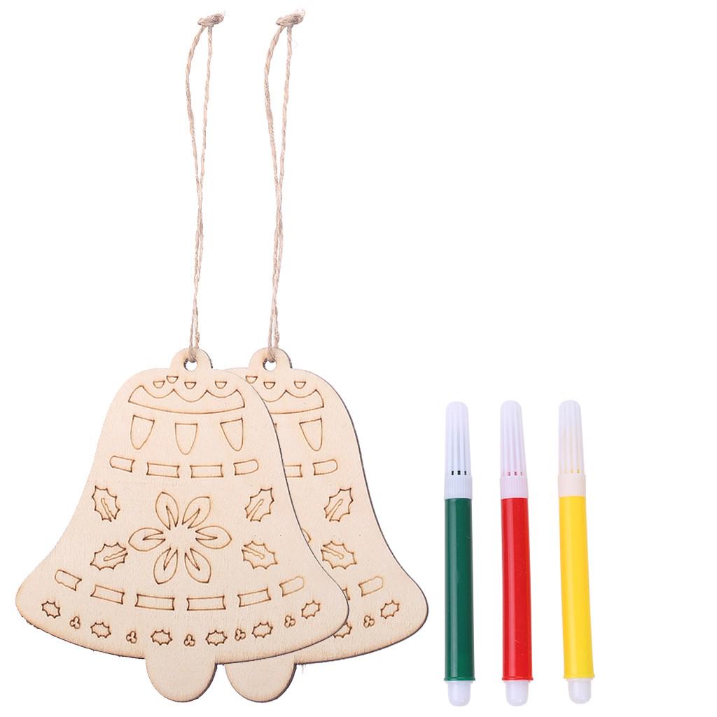 

Merry Christmas DIY Wooden Tree Bells Decoration