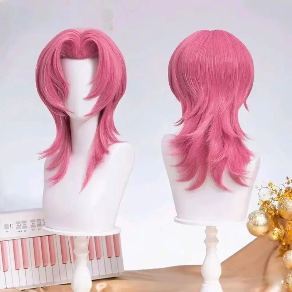 Kpop Demon Hunters Saja Boys Jinu Baby Abby Mystery Romance Cosplay Wig for Men Hair With Free Wig Cap Halloween Accessories