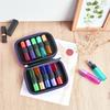1pc 10 Slots Of 10ML-15ML Universal Essential Oil Storage Bag Aroma Oil Bottle Organizer Travel Carrying EVA Box Makeup Case