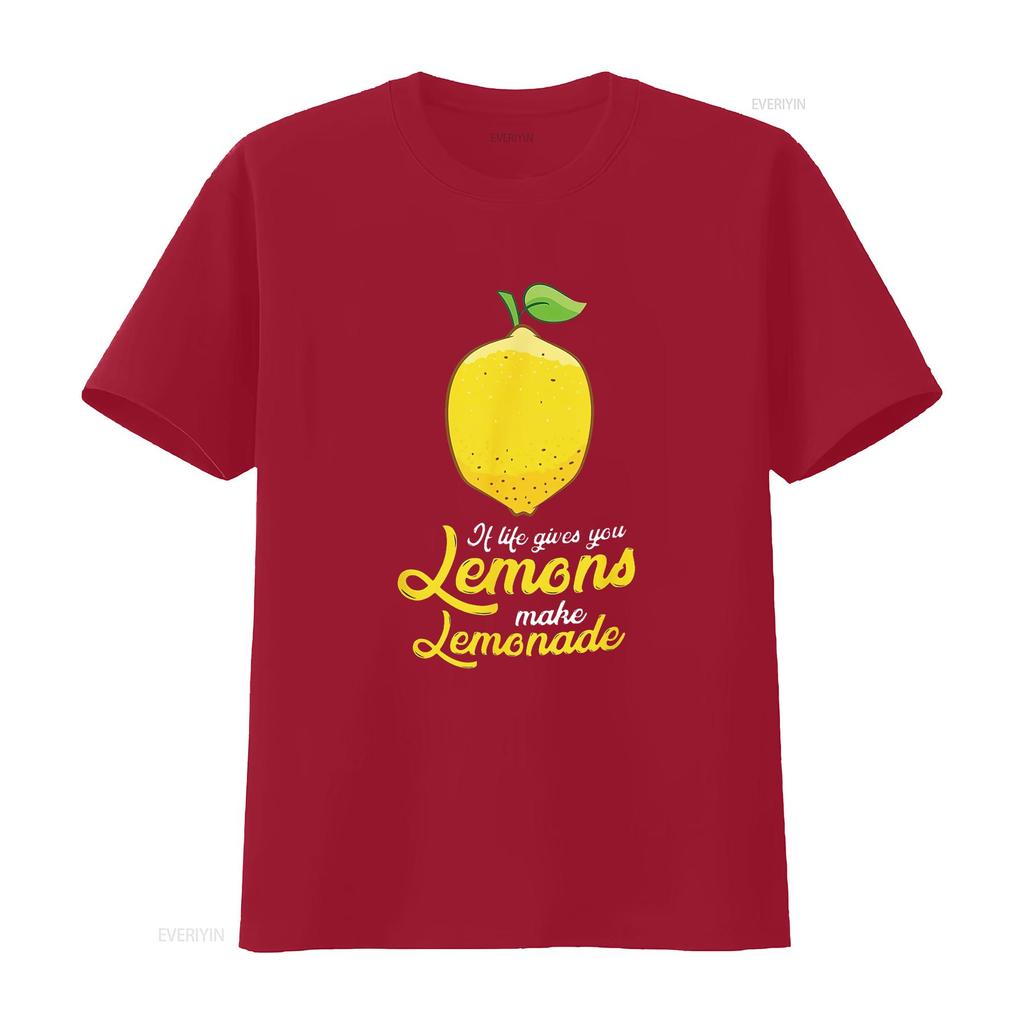If Life Gives You Lemons Make Lemonade T Shirt vintage Washed designer clothes Unisex Soft streetwear graphic Versatile Casual