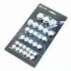 30pcs Motorcycle Screw Decoration Cover Plating Cap for Car Motor Scooters Electric Colored Nut Cover Motorcycle Accessories