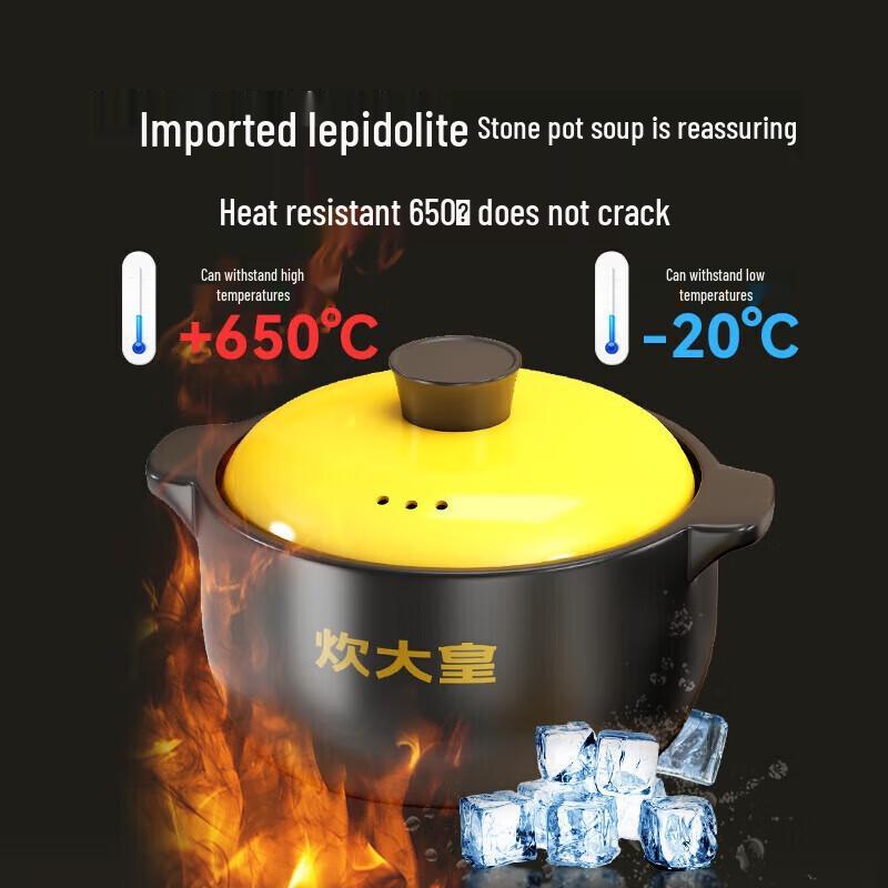 Chuda Huang 1.8L High-Temperature Clay Pot