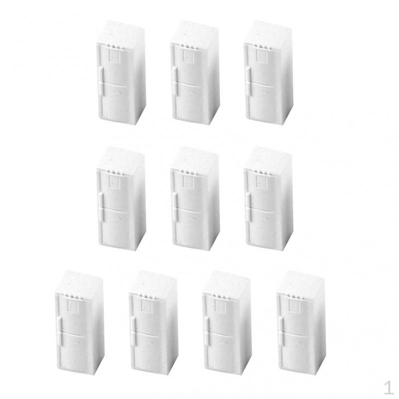 3cm Miniature Refrigerator Model, Dollhouse Furniture Fairy Garden Decor, 10 Pieces
