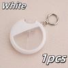 1pcs 25ml Round Card Plastic Perfume Bottle With Silicone Protective Cover Hook Travel Dispenser Bottle Refillable Cosmetic Tool