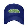 Logo MF Grüne Baseballkappe Marke Herrenkappe Sonnenhut Damen Strandmode Herren