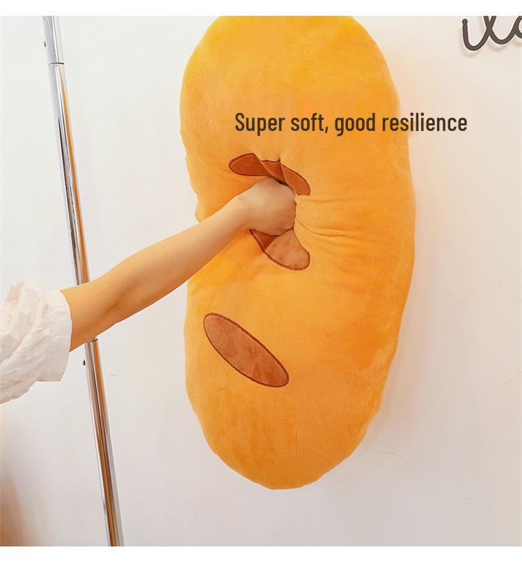 Long Body Bread Simulation Plush Pillow Doll for Sleeping