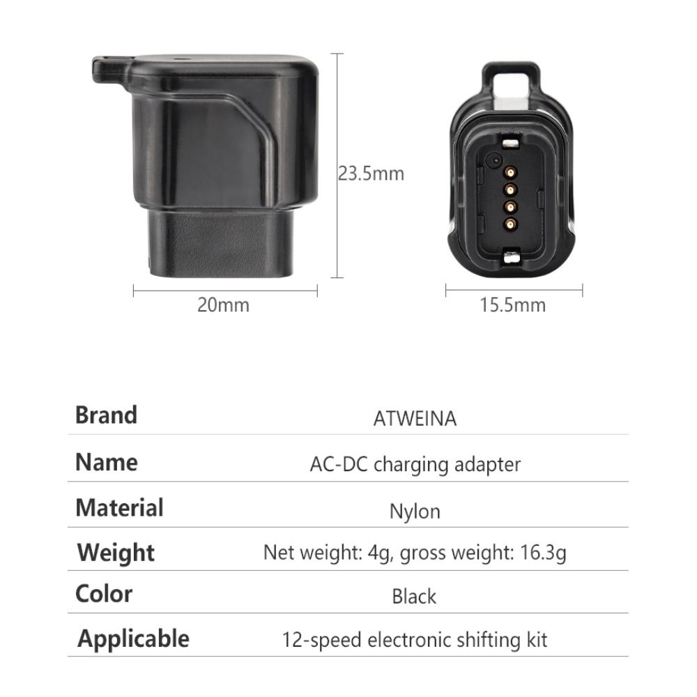 Compact 4-Pin to Type-C Converter LED Indicator Di2 Charging Cable USB-C Bike Charger  Universal