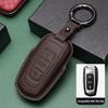 Leather Car Key Case Cover For Geely Emgrand X7 EX7 Coolray 2019 2020 Car Key Holder Shell Accessories