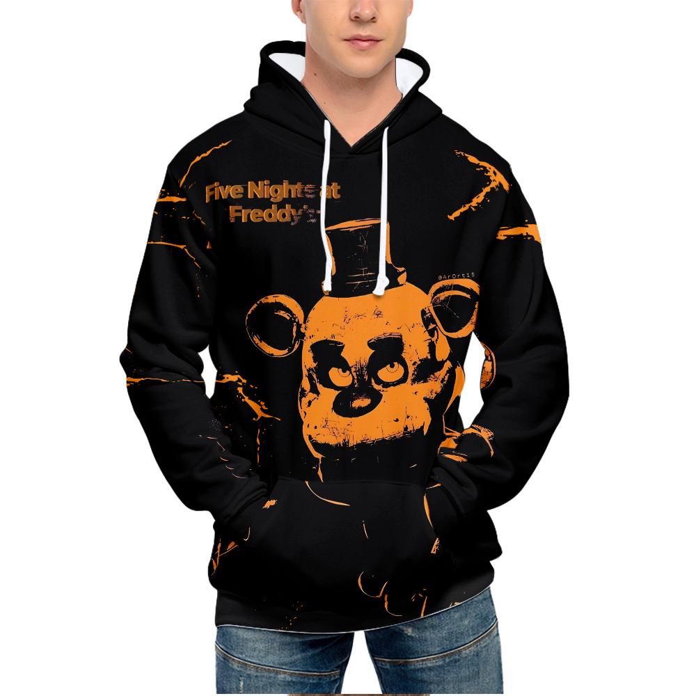 Herren Damen Hoodie Five Nights At Freddy's Anime Hoodies Anime Streetwear Harajuku Lässige Bedruckte Kapuzenpullover Sweatshirts