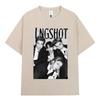 Korean Kpop Hip Hop Group Lngshot Graphic Print T Shirt Unisex Women Clothing Fashion Oversized Short Sleeve Cotton Casual Tshirts