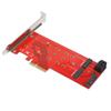 PCI-E 4X auf M.2 BM KEY Adapter Riser Card Konverter mit umfangreichen Schnittstellen für mehrere SSD