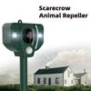 Solar Ultrasonic Repeller with PIR Motion Sensor 5 Alarm Modes IPX4 Waterproof Supoort Wall-mounted