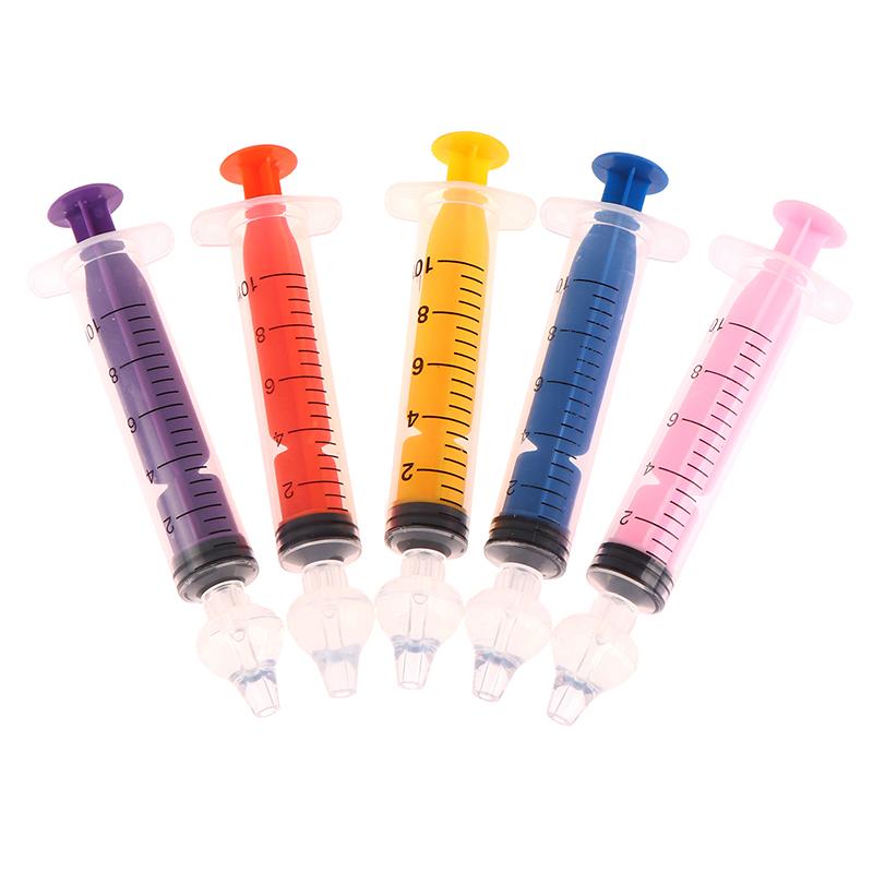 1Pc 10Ml Baby Silicone Nasal Aspirator Nasal Syringe For Infant Safe Nasal Washer Needle Tube Cleaner Newborns Nose Cleaner