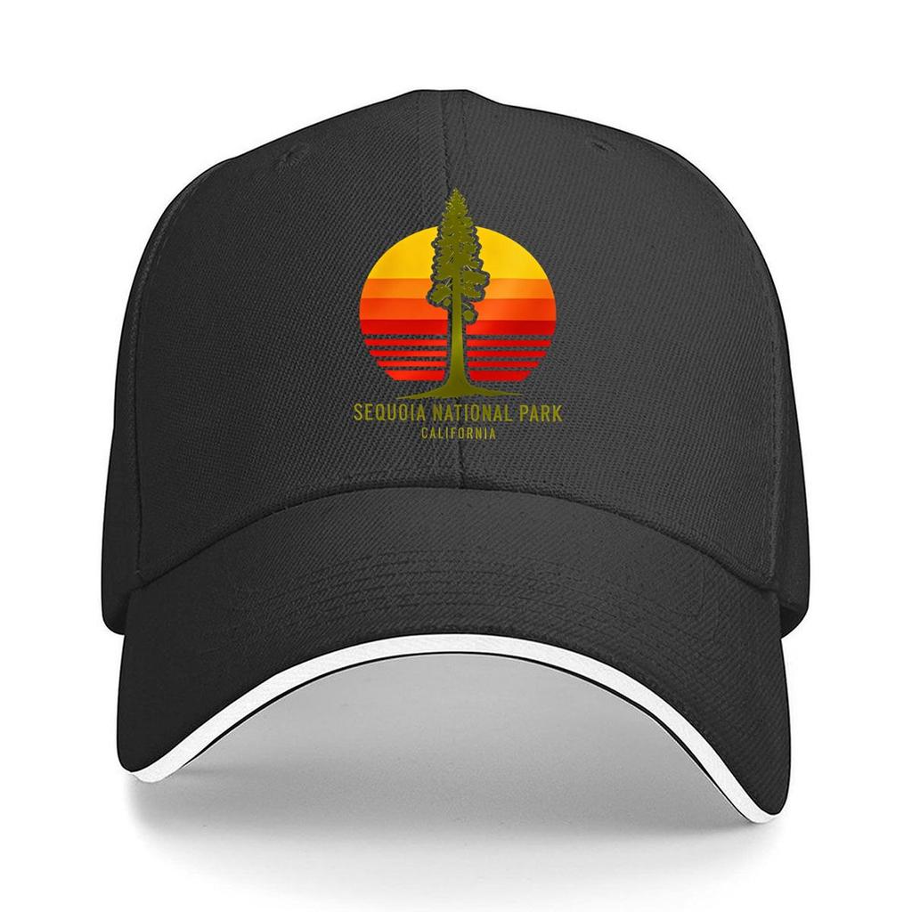 Baseball Cap with Geometric Print Casual Sport Cap for Unisex Outdoor Activities FatherS Day Bir Sandwich Baseball Cap