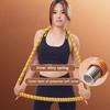 Durable Fat Burning Sports Hoop Foldable Yoga Fitness Hoops Fitness Circle  Slimming Belly Tool