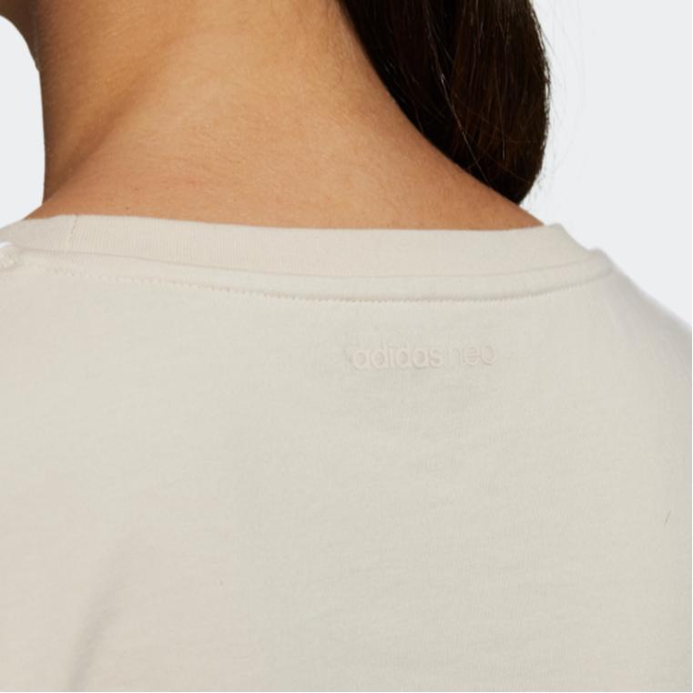 Adidas Neo Graphic Tee Cartoon Anime Print Casual Round Neck American Vintage T-Shirt Women Tops White H50261