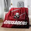 Crusader Flannel Blanket Soft All-Season Throw, Design for Camping, Car Travel, Hiking Sofa, Bed, Office Perfect Gift for Parties