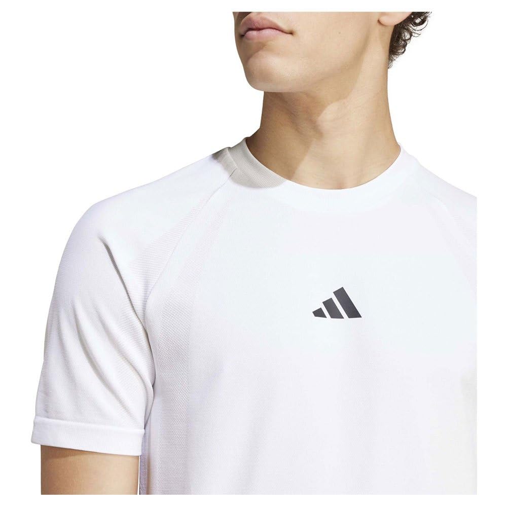 Adidas Tennis Pro Seamless Aero Lady Freelift Short Sleeve JRW80 White XL T-Shirt Men's (IT4024)