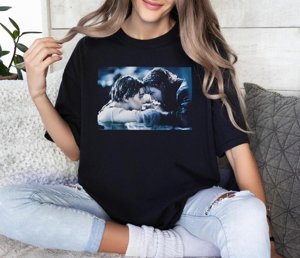 Футболка Титаник, Я никогда не отпущу, Футболка Титаник, Леонардо Ди Каприо, Кейт Уинслет Унисекс Футболка M