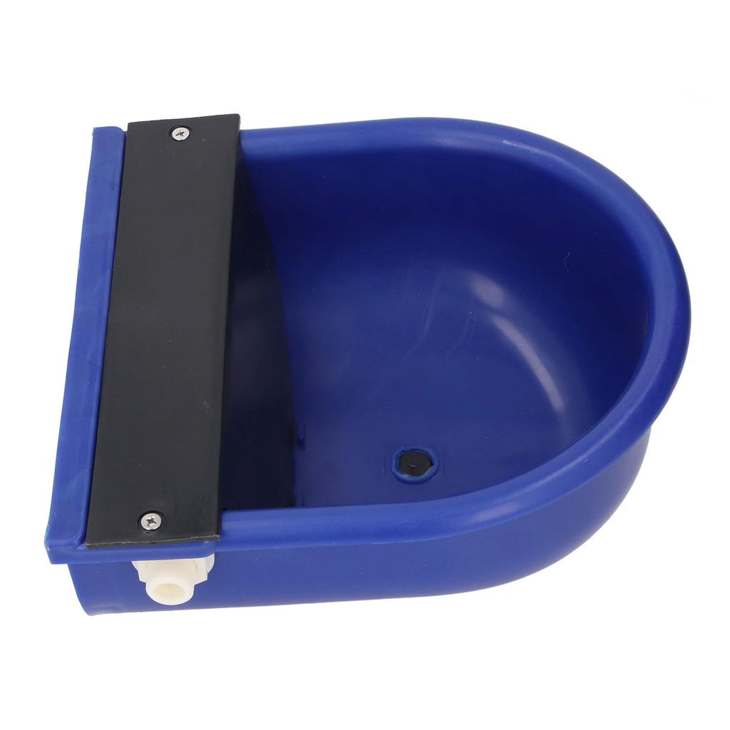 Livestock Water Bowl with Drainage Hole ABS Large Capacity Livestock Water Trough Bowl for Cattle