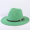 Popular European and American classic simple flat-brimmed top hat men's and women's fashionable and elegant versatile jazz hat top hat