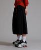LIKE THE MOST Training Pintuck Autumn-Length Bermuda Shorts_Black
